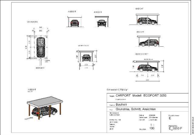 Holzcarport EC_3050